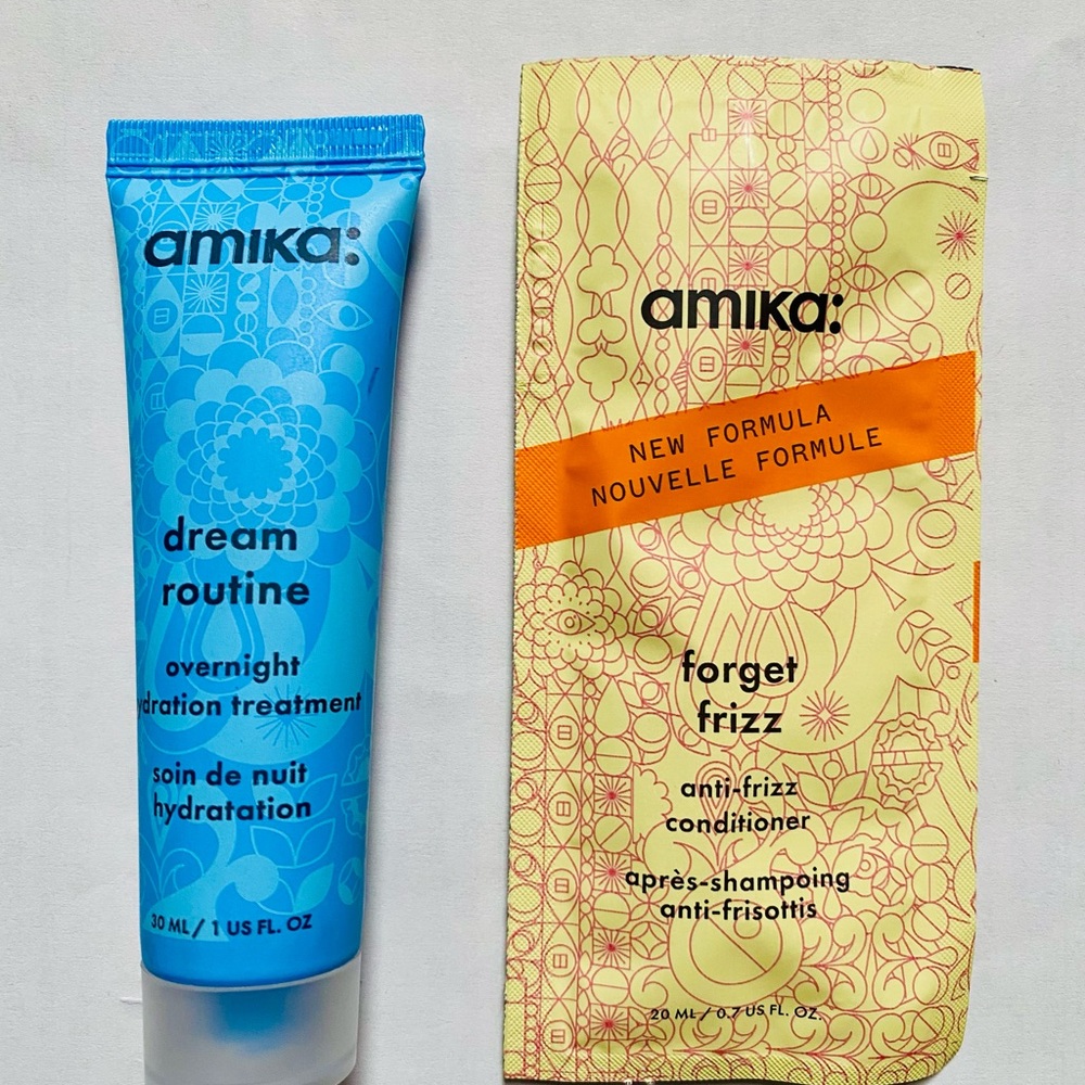 Amika Dream Routine Hydration and Forget Frizz Conditioner w/ FREE LIP TREATMENT